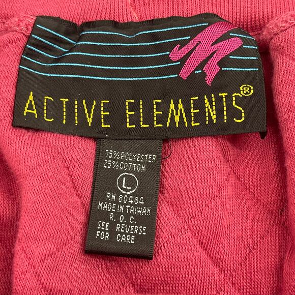 Vintage Active Elements Pink Floral Paisley Quilted Pull On Stretch Mini Skirt - Picture 6 of 9